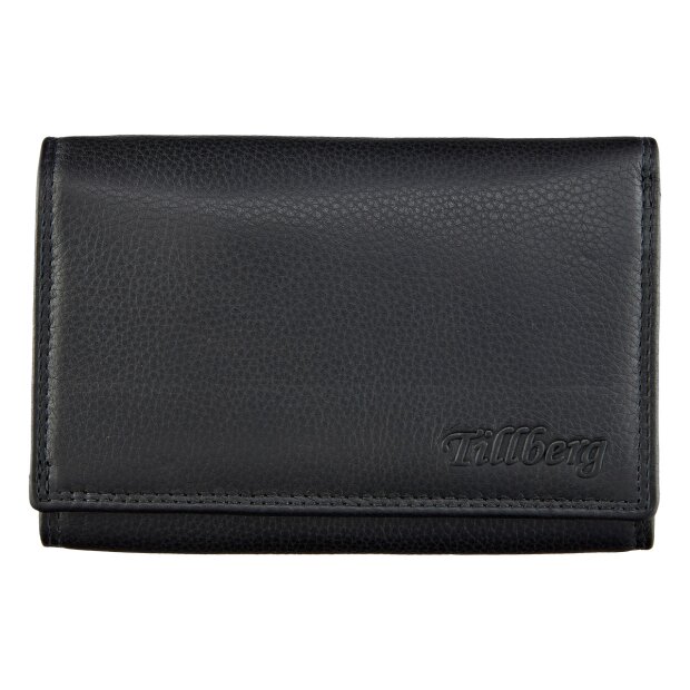 Wallet made from real leather for women and men, Tillberg black