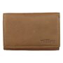 Wallet made from real leather for women and men, Tillberg dark brown