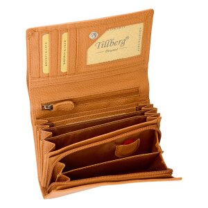 Wallet made from real leather for women and men, Tillberg tan