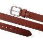 Buffalo leather belt 4 cm wide, length 90,100,110,120 cm 6 pieces, light brown