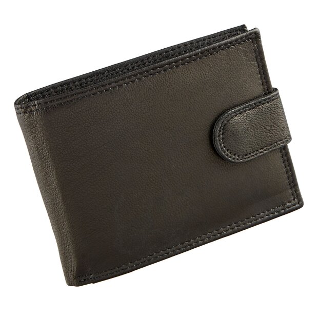 Mens wallet real leather 12x9.5x2cm 989 U / L