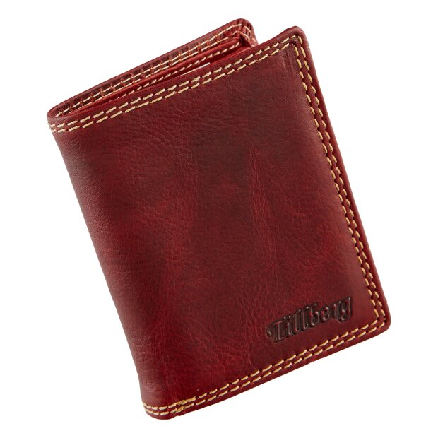 Tillberg wallet made from real leather, red