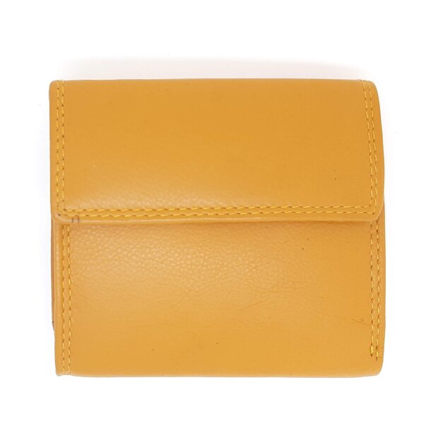 Tillberg wallet made from real leather 10 cm x 10 cm x 2,5 cm tan