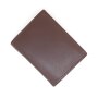 Tillberg wallet wallet made of genuine leather 12x10x2.5 cm red-brown