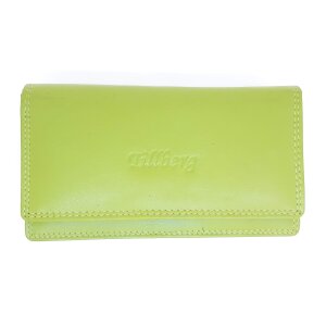 Tillberg ladies wallet made from real nappa leather 16,5 cm x 10 cm x 3 cm apple green