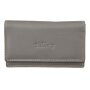 Tillberg ladies wallet made from real nappa leather 16,5 cm x 10 cm x 3 cm grey