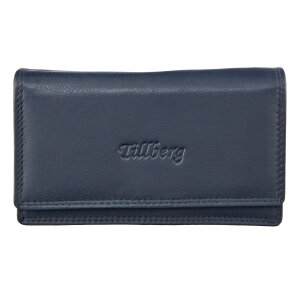 Tillberg ladies wallet made from real nappa leather 16,5 cm x 10 cm x 3 cm navy blue