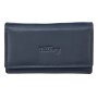 Tillberg ladies wallet made from real nappa leather 16,5 cm x 10 cm x 3 cm navy blue