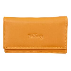 Tillberg ladies wallet made from real nappa leather 16,5 cm x 10 cm x 3 cm tan