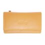 Tillberg ladies wallet made from real nappa leather 16,5 cm x 10 cm x 3 cm tan