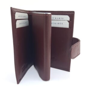 Real leather credit card case, nappa leather