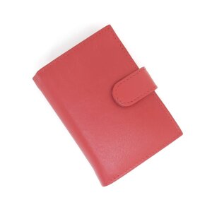 Real leather credit card case, nappa leather