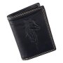 Real leather wallet, motif ram