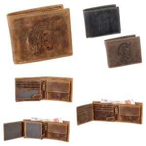 Real leather wallet, katta hunter leather