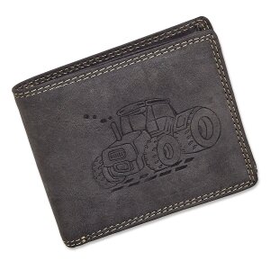 Wallet for men horizontal format leather...