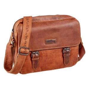 Real leather sholder bag, hand bag tan