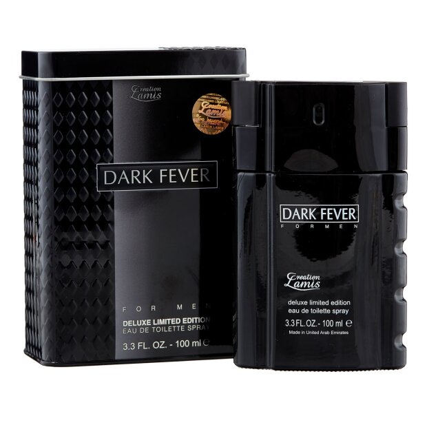 Creation Lamis Eau de Toilette Deluxe Limited Edition Dark Fever men 100ml 
