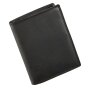Wallet made from water buffalo leather black