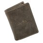 Wild Real Only !!! Wallet made of water buffalo leather, brown