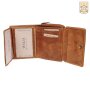 Wild Real Only!!! wallet made from real leather, tan