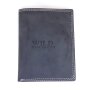 Wild Real Only!!! wallet made from water buffalo leather, black
