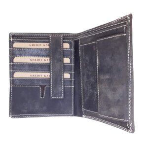 Wild Real Only!!! wallet made from water buffalo leather, brown