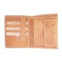 Wild Real Only!!! wallet made from water buffalo leather, natural
