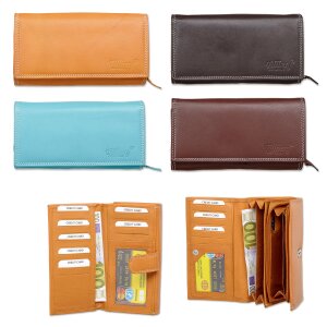 Tillberg ladies wallet made from real nappa leather 9,5 cm x 17,5 cm x 3,5 cm