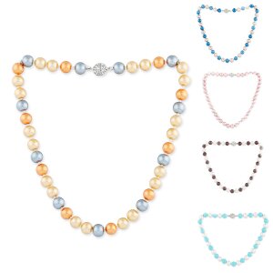 Bead chain for ladies by Venture, pearl diameter 1cm,...