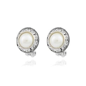 Earclips, pearl earrings, for ladies, venture,...