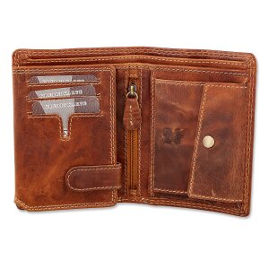 Tillberg Men wallet real leather 13 cm x 10 cm x 2 cm