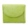 Tillberg mini wallet made from real leather 5,5 cm x 7,5 cm x 1,5 cm, apple green
