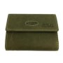 Wild Real Only!!! wallet made from real leather 10x13x3 cm light green