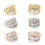 Tillberg Design Ladies-Ring Brass Rhinestone Size 17 SR-18245