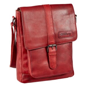 Real leather hand bag/shoulder bag with flower pattern