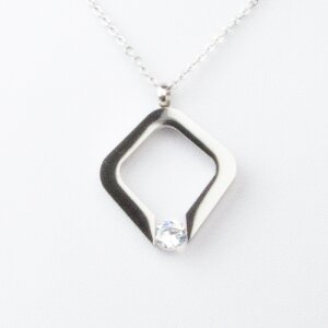Chain stainless steel with rhinestone