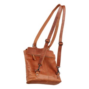 Real leather hand bag, back pack, butero leather style