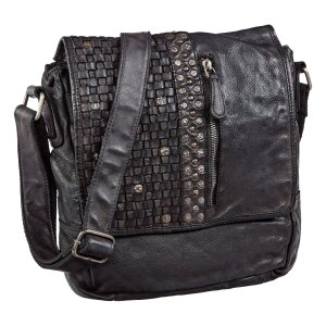 Real leather hand bag, shoulder bag