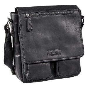 Echt Leder Handtasche,Umh&auml;ngetasche mit aussen Tasche Tillberg Design