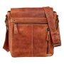 Real leather shoulder bag, note book bag, hand bag, vintage leather