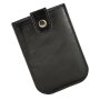 Credit card case made from leatherette black