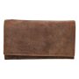 Wild Real Only!!! wallet made from real water buffalo leather taupe
