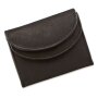 Tillberg wallet made from real nappa leather 7 cm x 9,5 cm x 2 cm, black