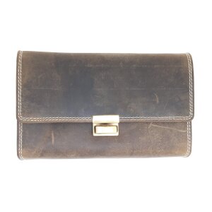 Waiters wallet made from real water buffalo leather with chain