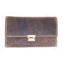Waiters wallet made from real water buffalo leather with chain taupe