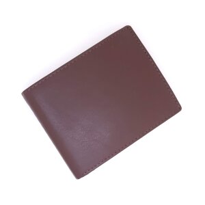 Tillberg wallet made from real nappa leather reddish brown