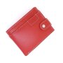 Tillberg wallet made from real water buffalo leather, RFID blocking, full leather red