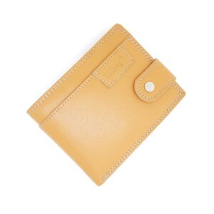 Tillberg wallet made from real water buffalo leather, RFID blocking, full leather tan