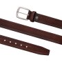 Buffalo leather belt 4 cm wide, length 90,100,110,120 cm 6 pieces, with embossing
