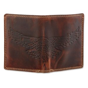 High-quality and robust wallet made of water buffalo...